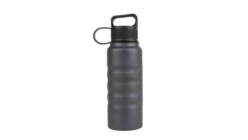 32 Oz Textured Charcoal Stainless Steel Insulated Water Bottle