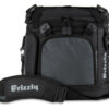 front view of grizzly drifter 20 soft sided cooler in black/gunmetal