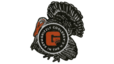 grizzly coolers turkey sticker for coolers