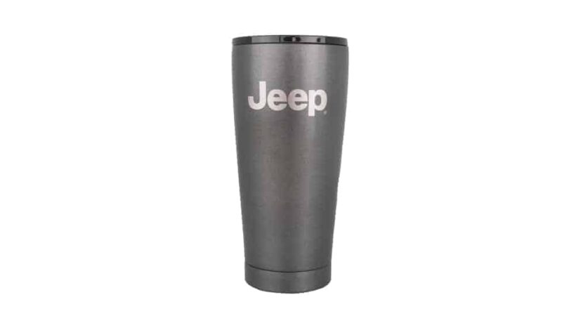 Textured Charcoal 20 Oz Stainless Steel Jeep Grip Cup