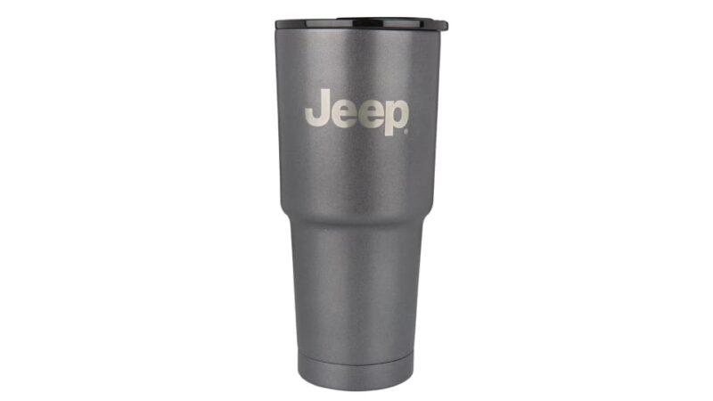 Front View Of Jeep Logo Grizzly Grip Cup