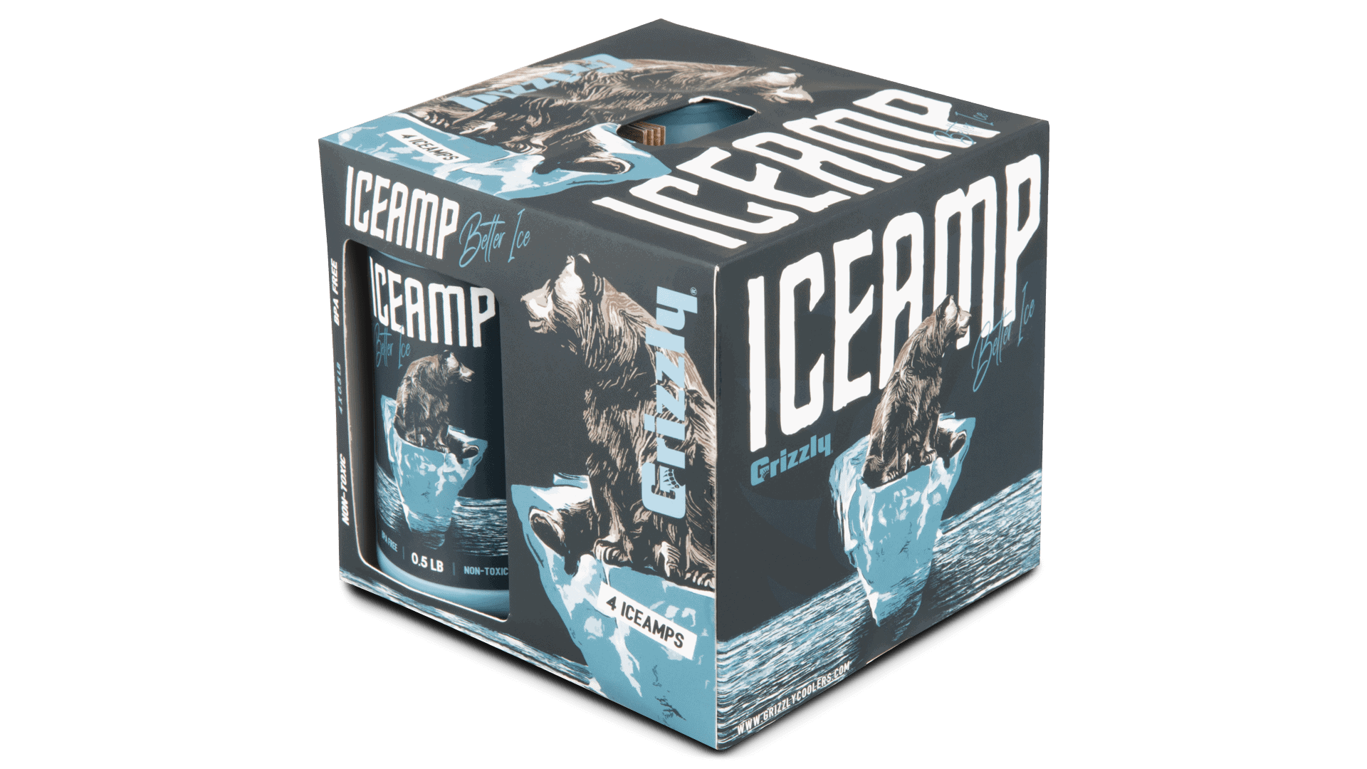 Reusable Ice packs-4 pack box of ICAMP product