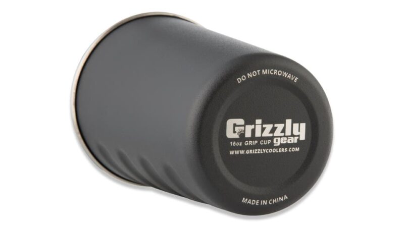 bottom view of grizzly grip pint