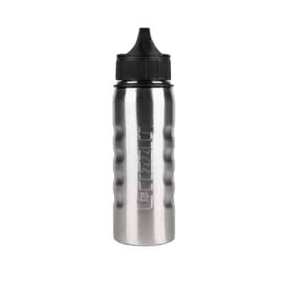 brushed stainless 20 oz insulated water bottle
