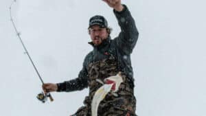 pro angler Matt Peters ice fishing tips