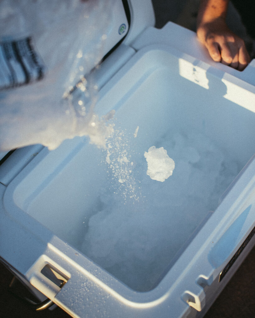 ice retention cooler features