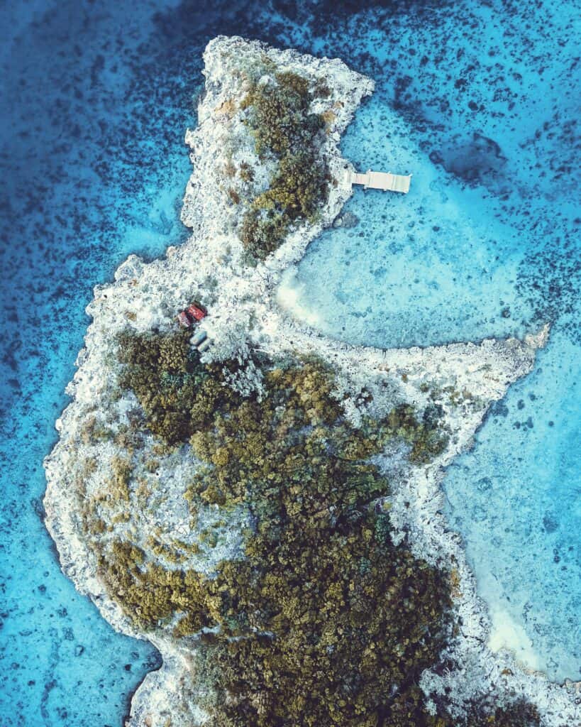 Aerial View Of Coral Reef