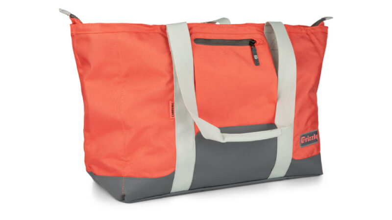 Drifter Carryall Cooler Bag Coral Front Angle View