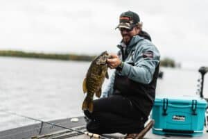 topwater bass fishing with Matt Peters on Mille Lacs Lake