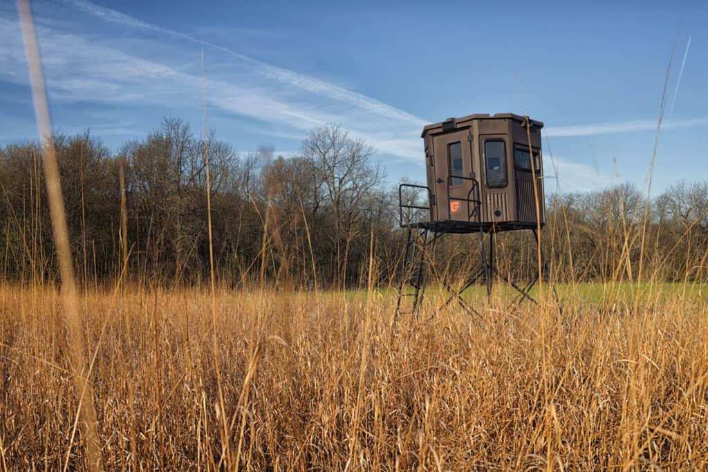 Elevated Hunting Blind, Rotomolded Construction