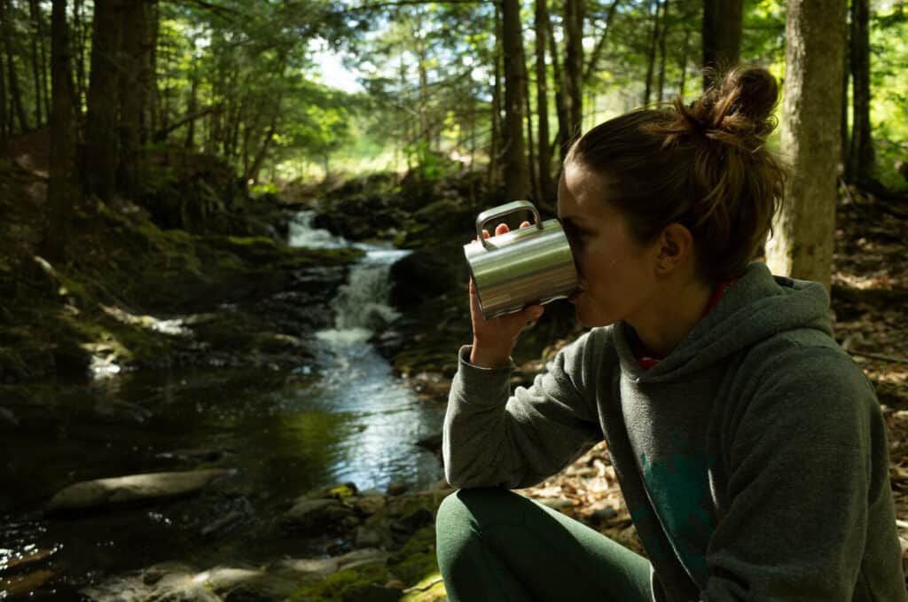 Outdoor Drinkware While Camping