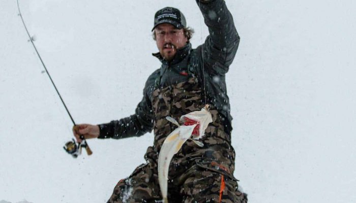 pro angler Matt Peters ice fishing tips